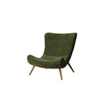 Handcrafted Green and White Oak Wood Chair for Elegant Living Spaces fxgmz-606