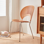 Stylish Light Brown and Black Chair for Modern Living Spaces fcp-1284