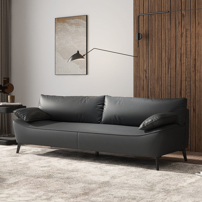 Modern Scratch-Resistant Fabric Sofa - Black, White, Brown, Green, Gray with Durable Wood Particle Board Frame fsmy-403