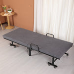 Ultra-Comfort Dark Grey Latex Mattress with Bamboo Charcoal & Coconut Palm Layers - Available in Black, Brown, and Blue fcsnm-1551