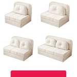 Stylish Modern Faux Leather Sofa in Beige, Khaki, Light Blue, and Gray Options fsq-1419