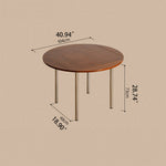 Modern Boxwood Dining Table with Sleek Metal Legs - Perfect for Urban Spaces fpmxm-2766