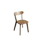 Elegant Natural Wood Chair in Cherry or Oak with Plush Cushioning and Durable Upholstery fyx-884