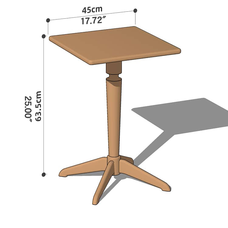 Elegant Cherry Wood Tea Table | Natural Finish for Sophisticated Spaces hykmq-756