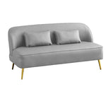 Modern Multi-Color Sofa: Gray, Yellow, Off-White, Dark Green, Orange - Premium Techno Fabric & Cotton, Wood Frame qm-13