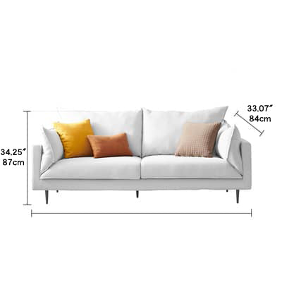 Stylish Sofas in White, Light Gray, Dark Blue, and Pink Pine Fabric – Perfect for Any Modern Home! mr-159