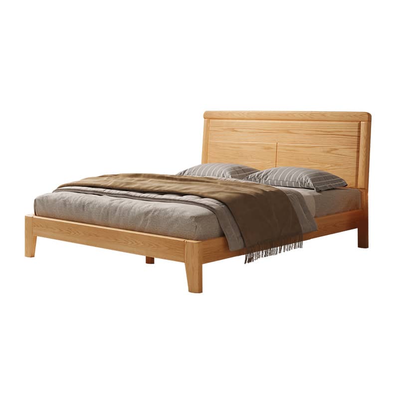 [幅215cm] ベッド 可愛い ダブルベッド オーク パイン 北欧 天然木材hbzwg-634