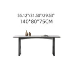 Elegant Sintered Stone Ash Wood Table – Modern Durable Design for Stylish Living & Dining Spaces fjx-2643