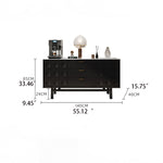 Sleek Modern Cabinet with Ash Wood and Ceramic Top - Perfect for Contemporary Interiors fmsjj-4213