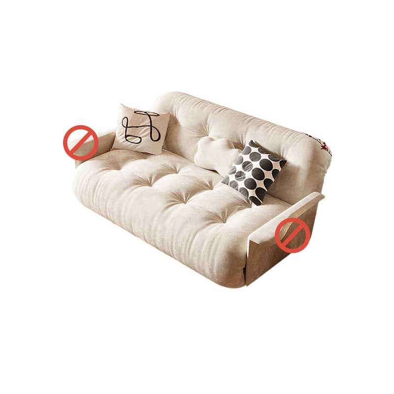 Luxurious Beige Leathaire Sofa - Ultimate Comfort and Style for Your Living Room fbby-1395