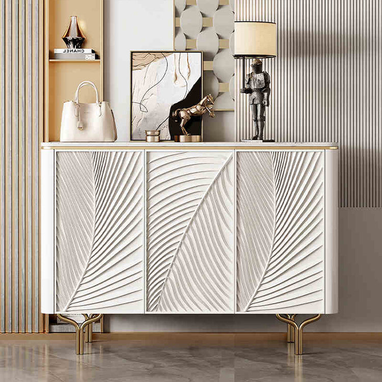 Modern Ceramic Sintered Stone Cabinet with Elegant Textured Design hbs-4420