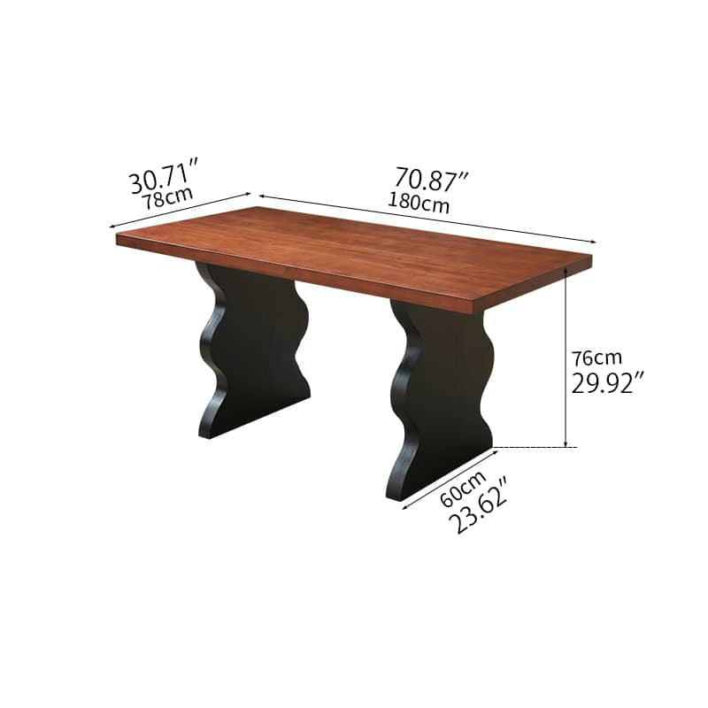 Elegant Ash Wood Dining Table for Modern Interiors hgl-4352