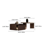 Modern Pine Coffee Table with Unique Design – Elevate Your Living Space fkb-4363