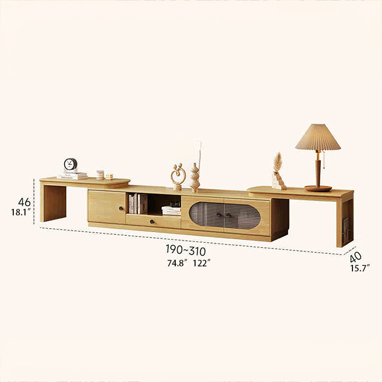 Sleek Aluminum Alloy TV Cabinet with Glass Accents and Multi-Layer Board Design hlxl-4404