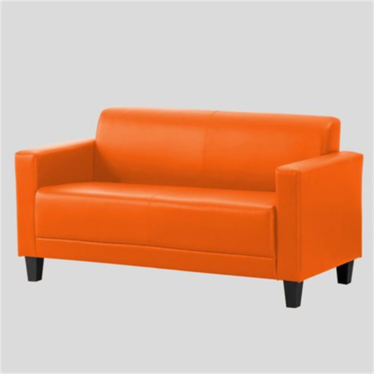 Luxurious PU Leather Sofa - Versatile Colors: Black, Light Brown, Off White, Wine Red, and Orange qm-4