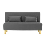 Stylish Multi-Color Sofa: Orange, Khaki, Dark Green, Blue & Light Brown with Premium Wood Finish & Techno Fabric Blend qm-15