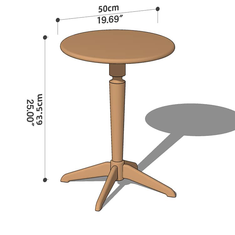 Elegant Cherry Wood Tea Table | Natural Finish for Sophisticated Spaces hykmq-756