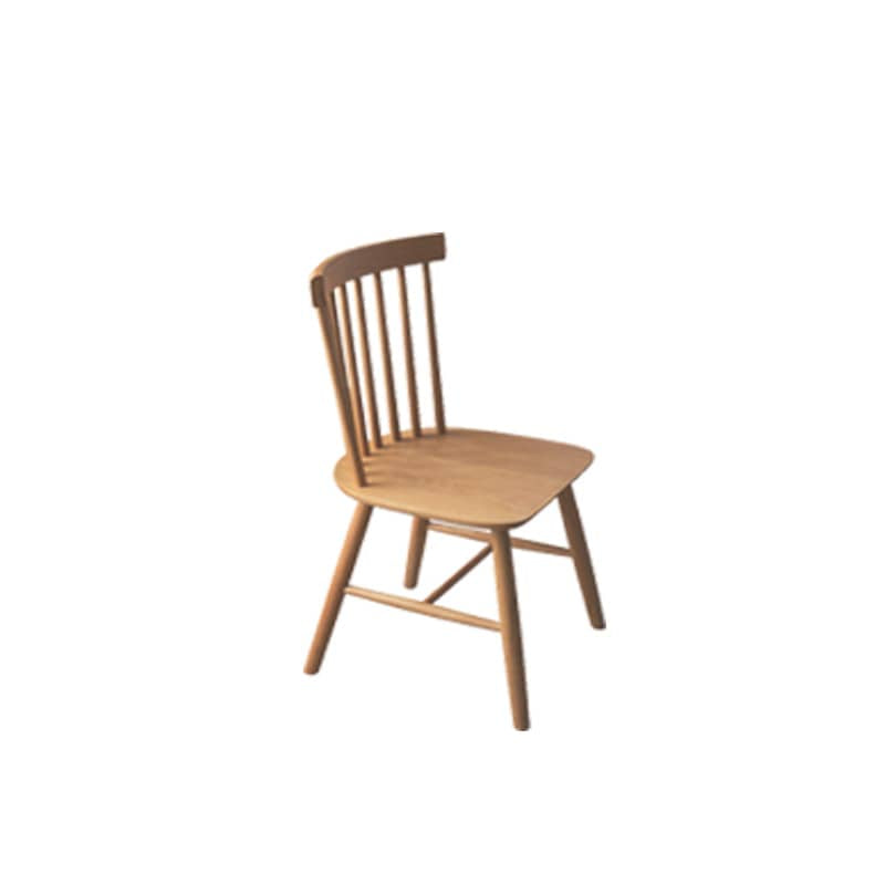 Elegant Natural Wood Chair in Cherry or Oak with Plush Cushioning and Durable Upholstery fyx-884