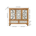 Premium Cedar Wood Cabinet for Stylish and Durable Storage Solutions fczym-2308