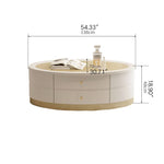 Modern Pine and Glass Tea Table - Stylish and Functional Centerpiece for Your Living Room hgl-4334