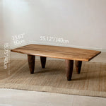 Solid Cedar Wood Tea Table - Elegant Centerpiece for Your Living Room hty-2056