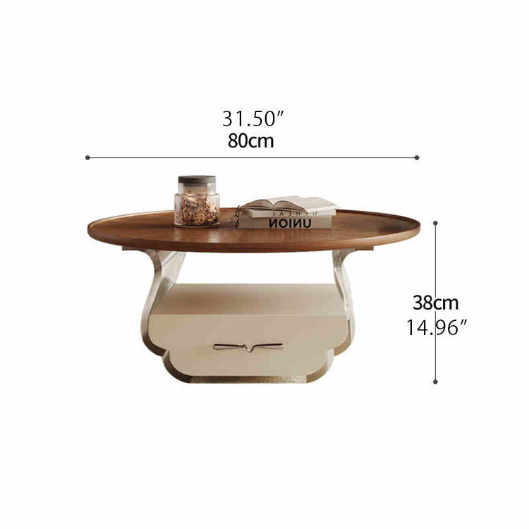 Modern Ceramic Sintered Stone Tea Table with Stainless Steel and Acrylic Design fhj-4500