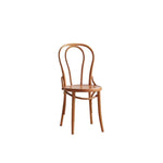 Elegant Light Brown Beech Wood Chair with Rattan Design fyx-888
