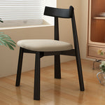Modern Oak Dining Chair with PU Leather Upholstery - Stylish Seating for Your Home fjx-2659