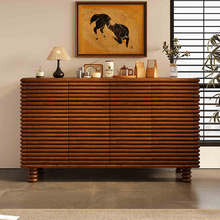 Stylish Solid Wood Cabinet with Modern Design for Living Room Storage hbs-4437