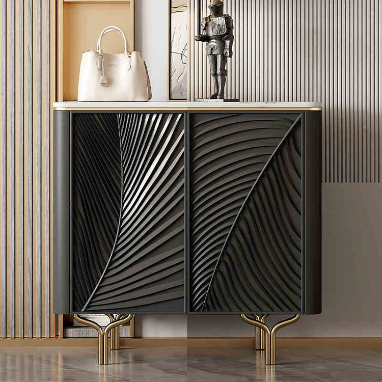 Modern Ceramic Sintered Stone Cabinet with Elegant Textured Design hbs-4420