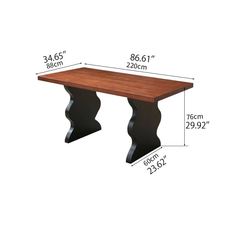 Elegant Ash Wood Dining Table for Modern Interiors hgl-4352