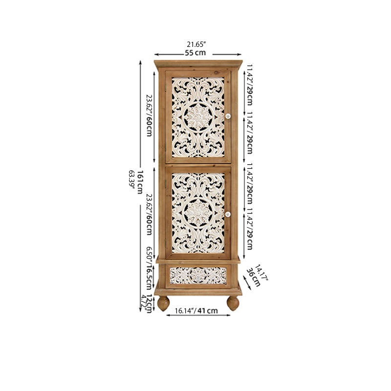 Premium Cedar Wood Cabinet for Stylish and Durable Storage Solutions fczym-2308