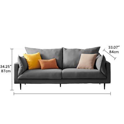 Stylish Sofas in White, Light Gray, Dark Blue, and Pink Pine Fabric – Perfect for Any Modern Home! mr-159