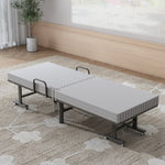 Ultra-Comfort Dark Grey Latex Mattress with Bamboo Charcoal & Coconut Palm Layers - Available in Black, Brown, and Blue fcsnm-1551