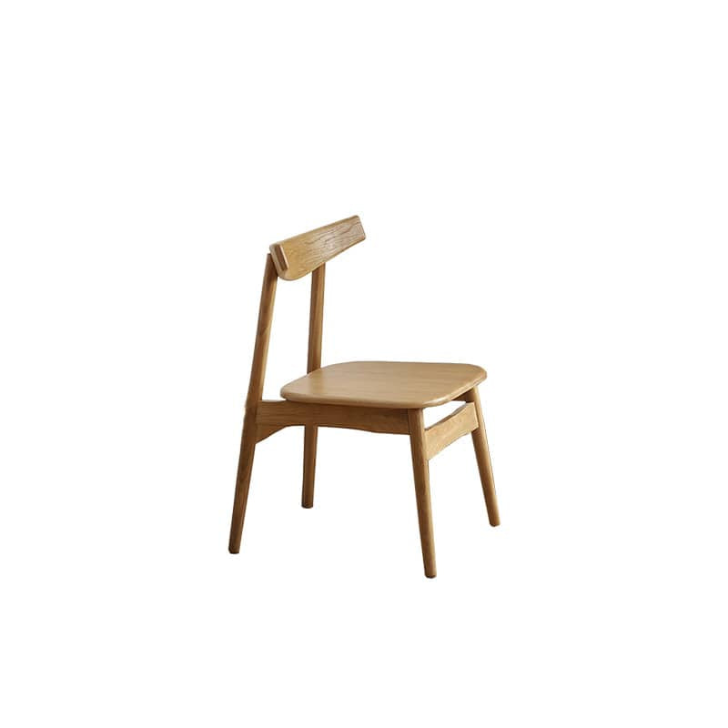 Elegant Natural Wood Chair in Cherry or Oak with Plush Cushioning and Durable Upholstery fyx-884