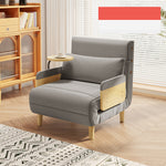Elegant Beige Gray Sofa with Laminated Wood Frame and Cotton-Linen Upholstery fsq-1420