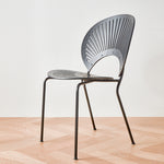 Stylish Light Brown and Black Chair for Modern Living Spaces fcp-1284