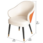 Modern PU Leather Dining Chairs - Elegant Design for Your Home or Cafe hyq-4423
