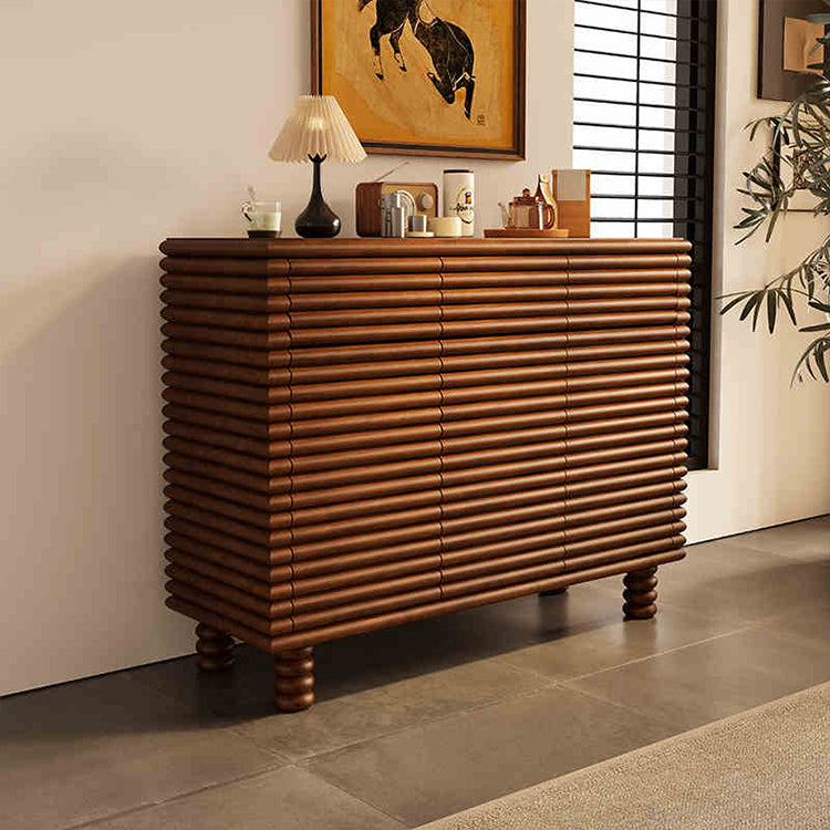 Stylish Solid Wood Cabinet with Modern Design for Living Room Storage hbs-4437