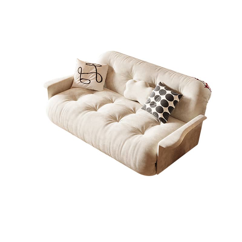 Luxurious Beige Leathaire Sofa - Ultimate Comfort and Style for Your Living Room fbby-1395