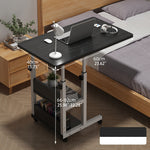 Natural Wood Color Multi-Layer Board - Stylish Table with White and Black Accents fxjc-508