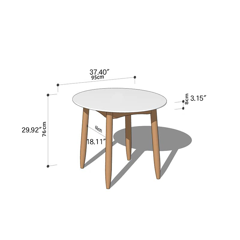 Elegant Black Natural Wood Table with White Marble, Cherry Wood, & Red Oak Options hykmq-788