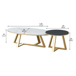 Elegant Ceramic Sintered Stone Tea Table – Modern Design for Luxurious Living Spaces hyq-4427