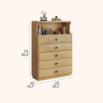 Modern Black Wood Cabinet Set with Elegant Storage Design hlxl-4412