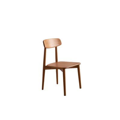 Elegant Natural Wood Chair in Cherry or Oak with Plush Cushioning and Durable Upholstery fyx-884