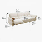 Elegant Beige and Dark Green Sofa with Gray Accents and Pine Wood Frame hksc-988