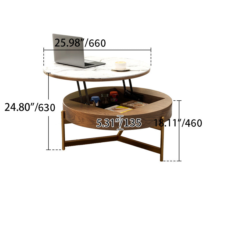 Elegant Sintered Stone Tea Table with Stainless Steel Frame and PU Leather Linen Finish fjnl-2449