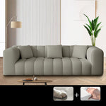 Luxurious Multi-Color Sofas - Off White, Gray, Light Green, Blue & Black | Premium Faux Lambswool & Cotton Techno Fabric jy-112