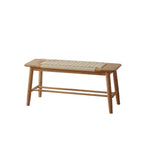 Elegant Cherry & Oak Wood Stool with Durable Kraft Paper Details fyx-896