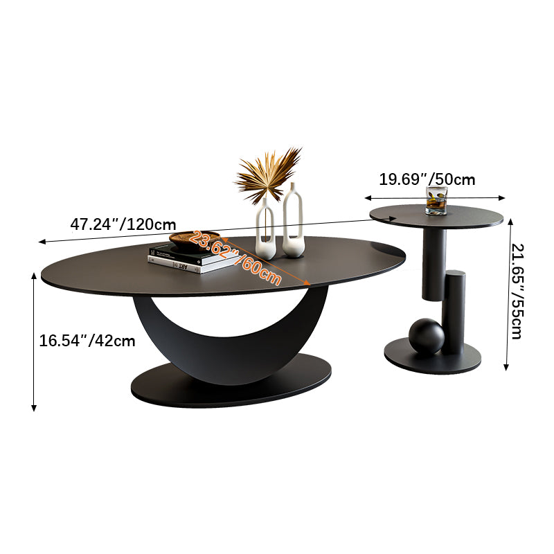 Elegant Sintered Stone Tea Table - Perfect Addition to Your Modern Home Decor fel-2436